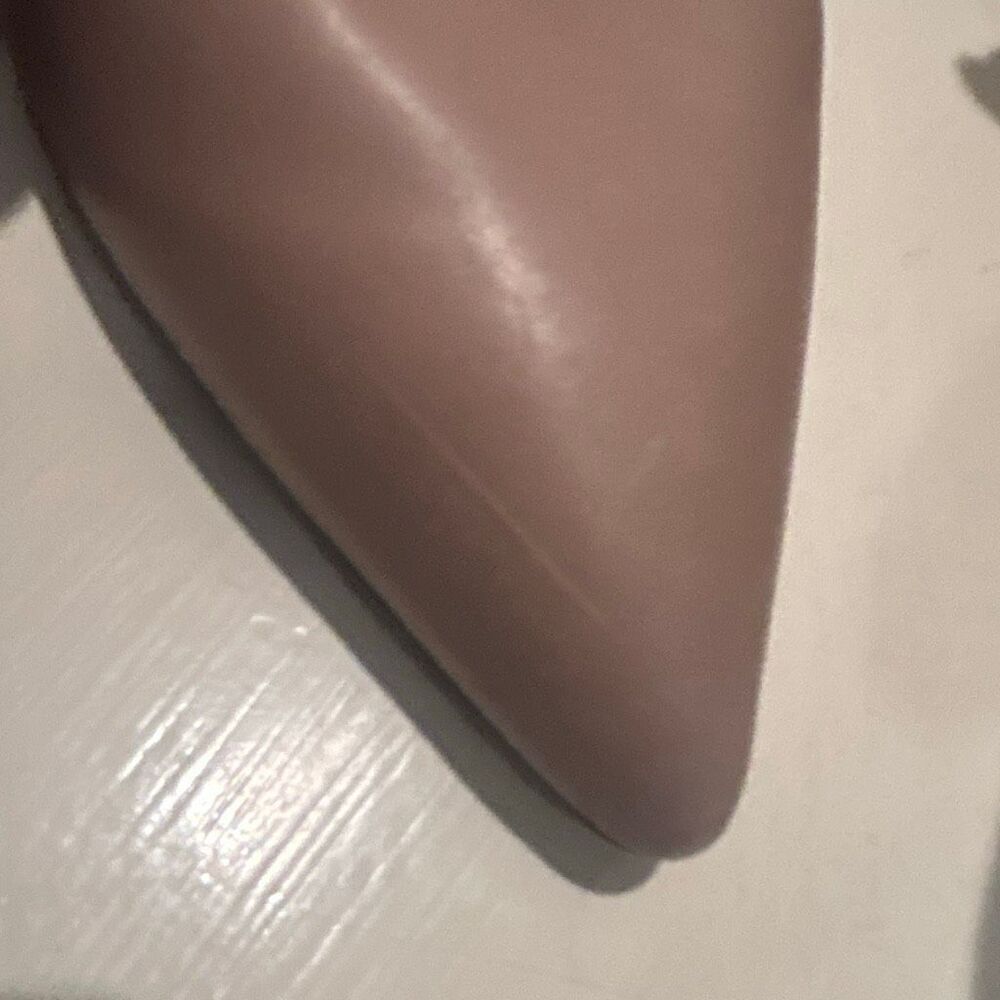 Coach Fulten T-Strap Leather Pump Heels Taupe Brown Contemporary Chic Size 10 - Picture 11 of 14